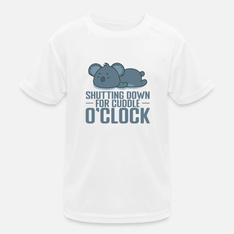 Shutting down for cuddle o'Clock Pyjama Kids Functional T-Shirt