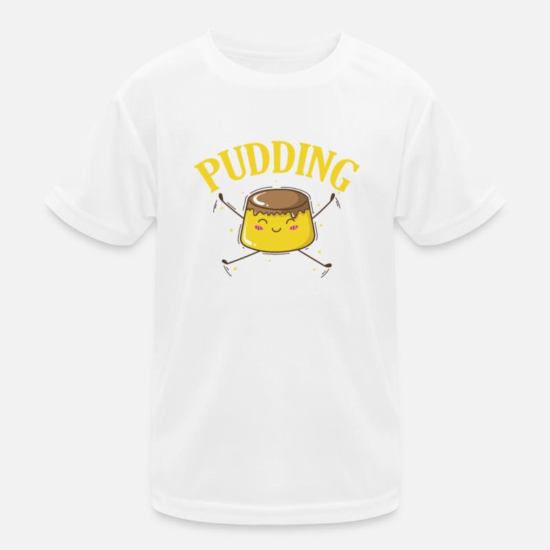 Dessert Pudding Rejoices Dessert Kids Functional T-Shirt
