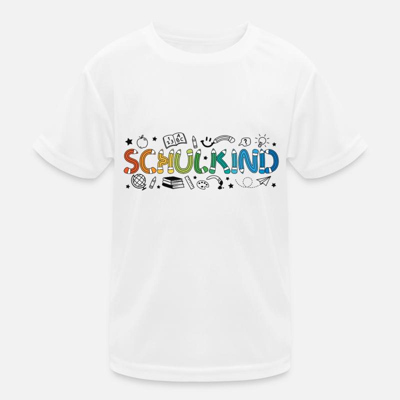 Schulkind 2026 Doodle Einschulung Schulanfang Kinder Funktions-T-Shirt