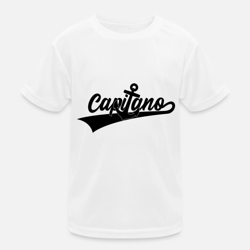 CAPITANO CAPTAIN SAILOR SAILING Kids Functional T-Shirt