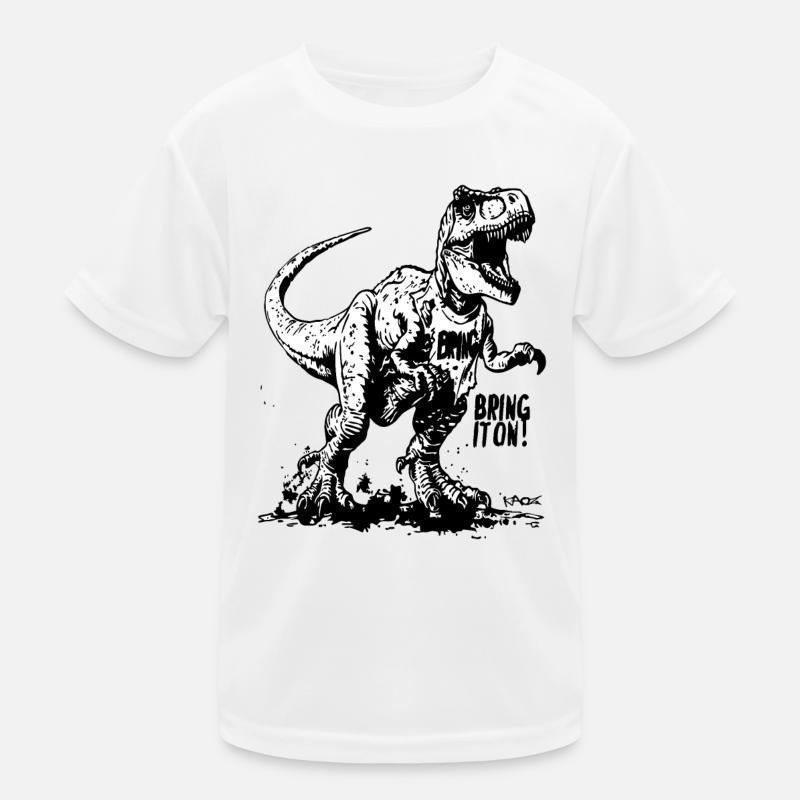 Dino Dinosaur T-Rex: Attach it! Kids Functional T-Shirt