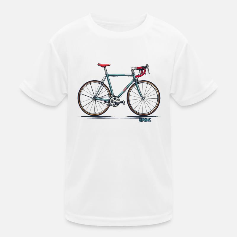 Classiques sympas : Vélo en acier, Fixie, Vélo de route T-shirt sport Enfant