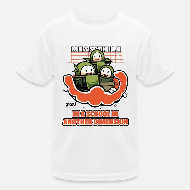 Schule in einer anderen Dimension Kinder Funktions-T-Shirt