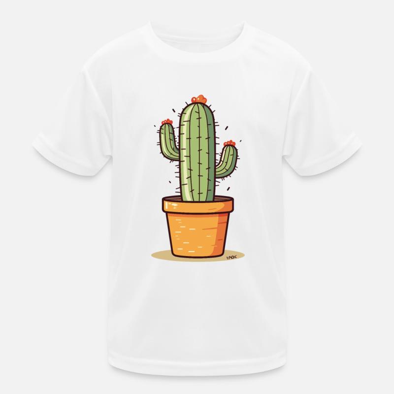 a flowering cactus Kids Functional T-Shirt