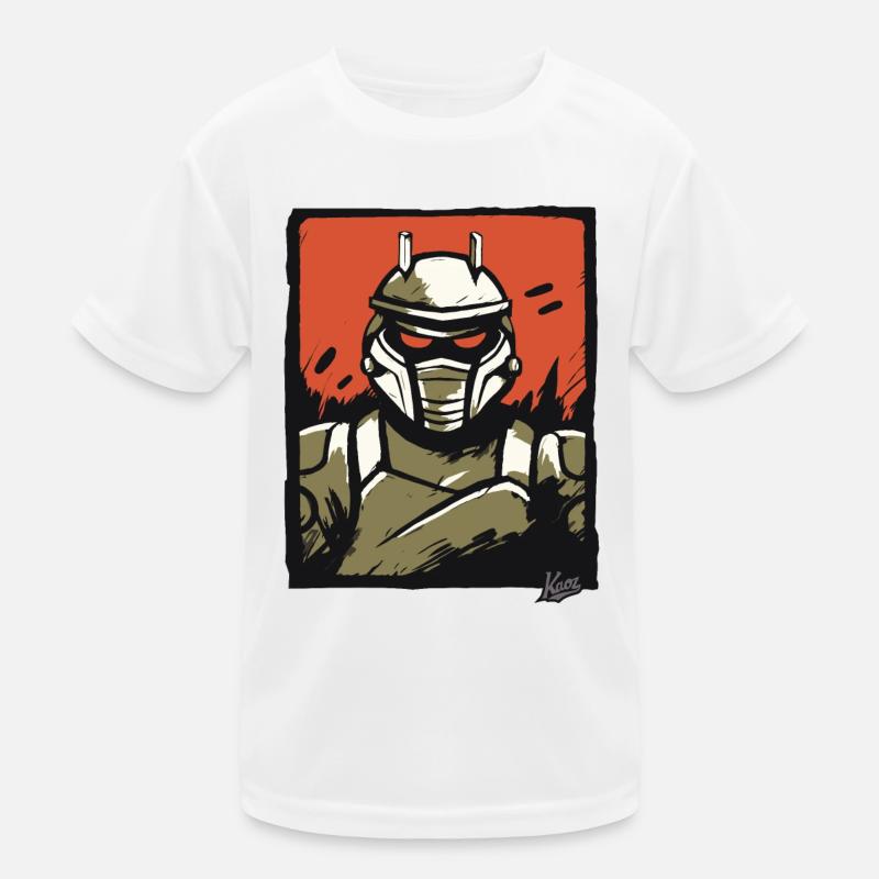 Mecha Mechanical Sci-Fi Robot Kids Functional T-Shirt