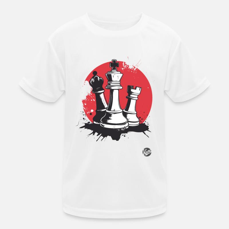 King, Rook and Bishop Chess Kids Functional T-Shirt