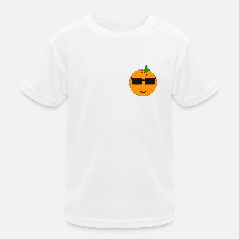 Coole Orange Kinder Funktions-T-Shirt