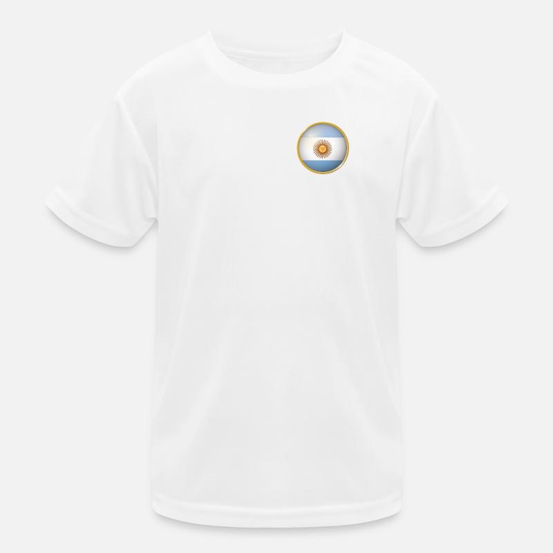 Argentinien Emblem Kinder Funktions-T-Shirt