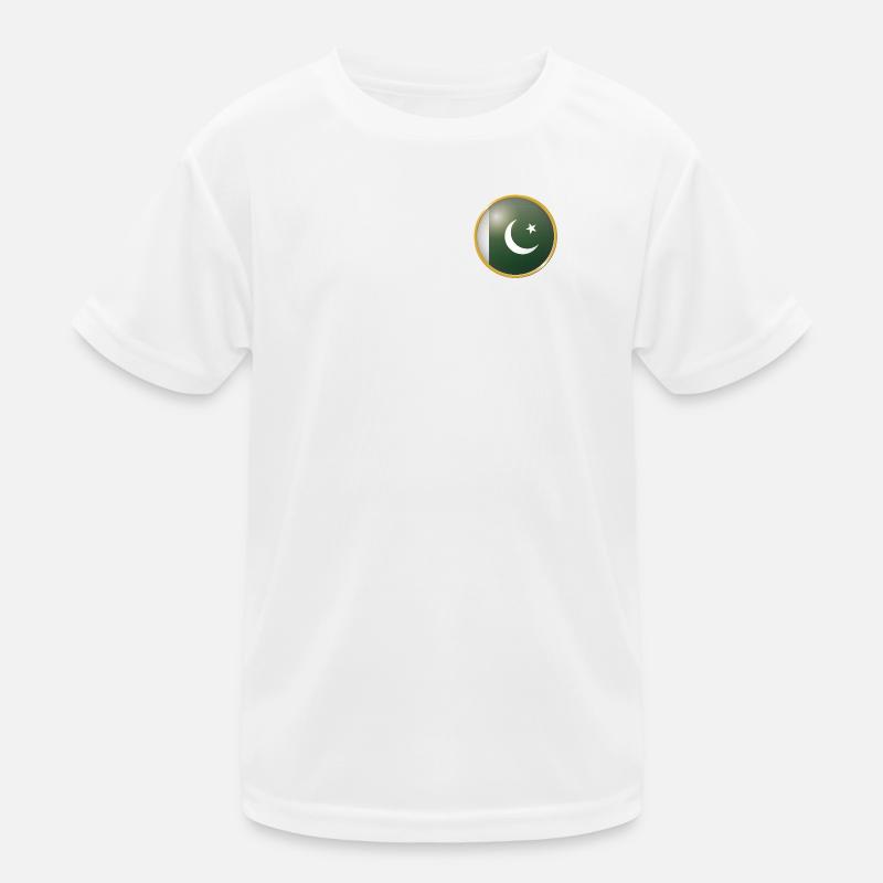 Pakistan Emblem Kinder Funktions-T-Shirt