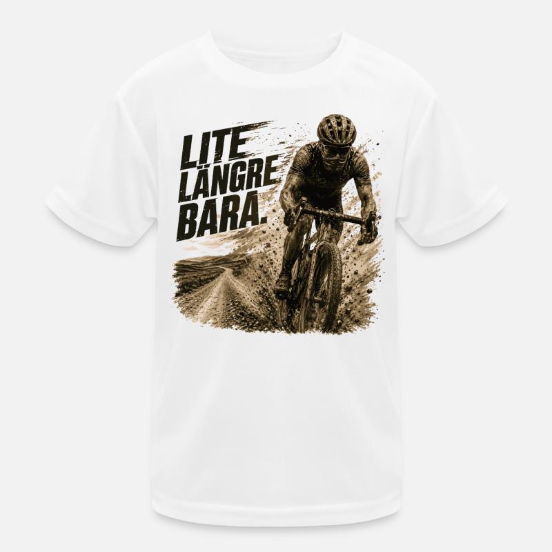 Straßenradfahren und Kies: Noch ein Stück weiter Kinder Funktions-T-Shirt
