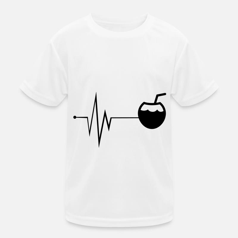 Kokos Icon Puls Kinder Funktions-T-Shirt