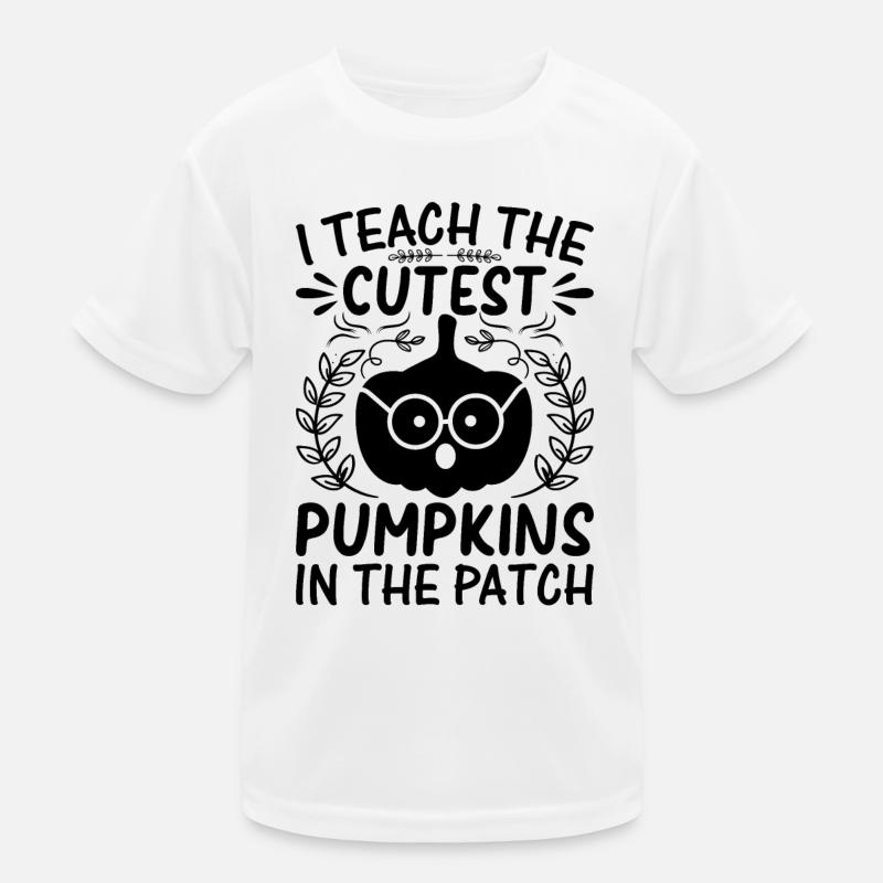 J’enseigne les citrouilles les plus mignonnes du patch T-shirt sport Enfant