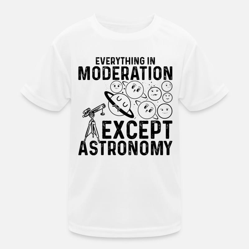 Solar System - Everything In Moderation Except Ast Kids Functional T-Shirt