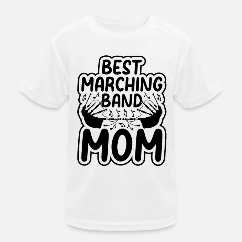 Best Marching Band Mom Bagpipe Player Mama Kids Functional T-Shirt