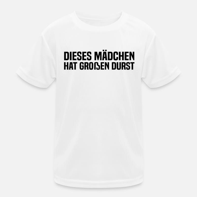 Mallorca Party - Dieses Mädchen Hat Großen Durst Kinder Funktions-T-Shirt