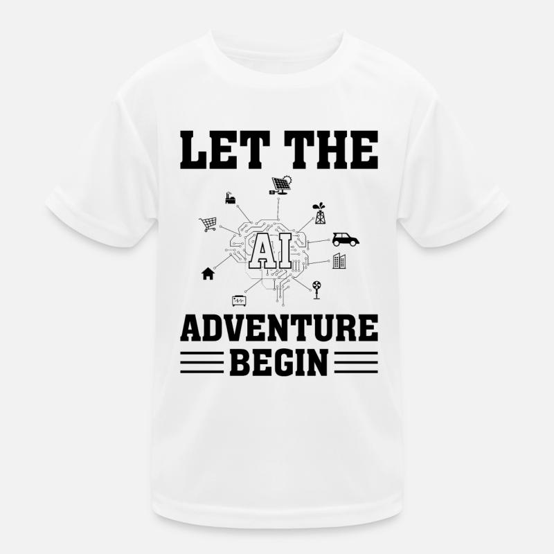 Que l’aventure commence - Machine Learning Ai Arti T-shirt sport Enfant