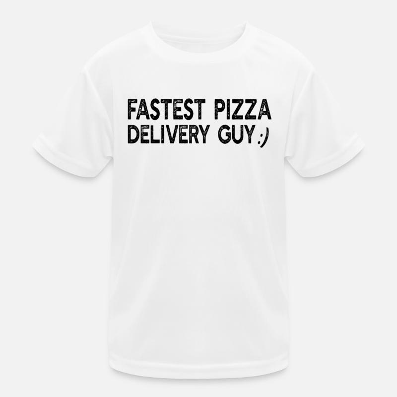 Funny Pizza Guy - Le livreur de pizza le plus rapide T-shirt sport Enfant