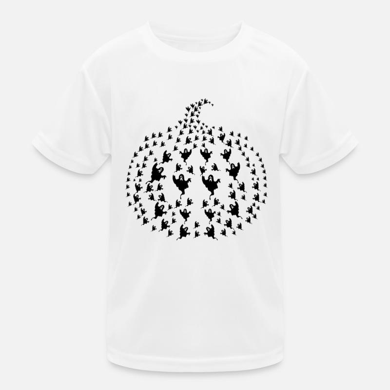 Halloween Ghost Pumpkin Kinder Funktions-T-Shirt