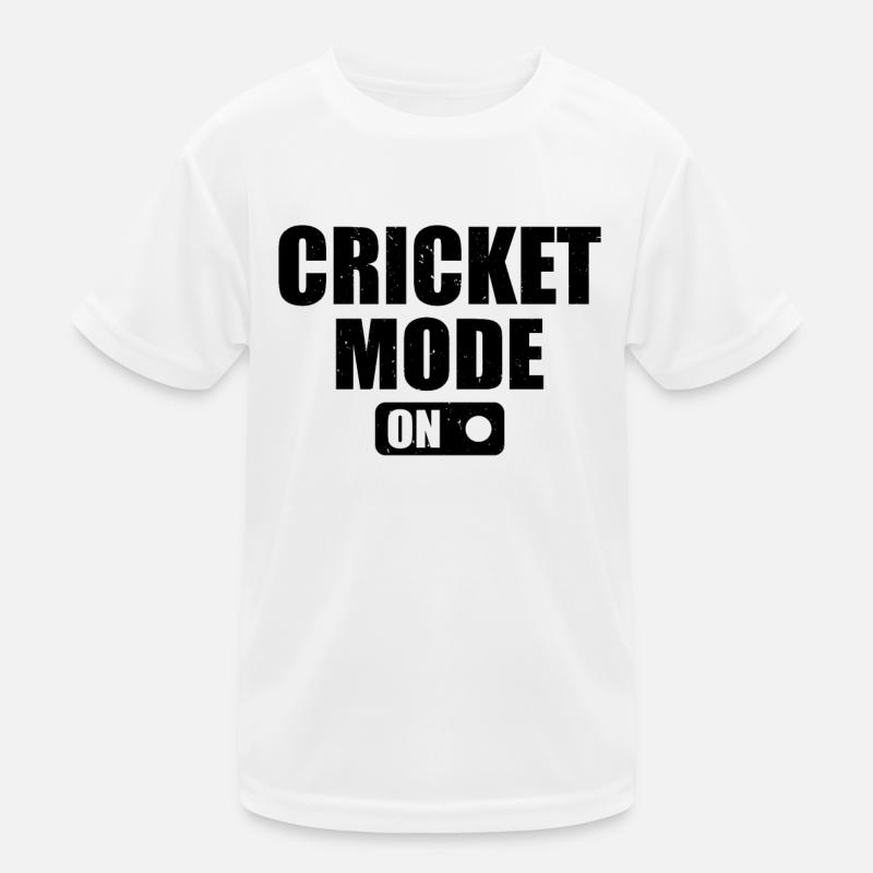 Cricket Mode On - Cricketing Cricketer Cricket Pla Kids Functional T-Shirt