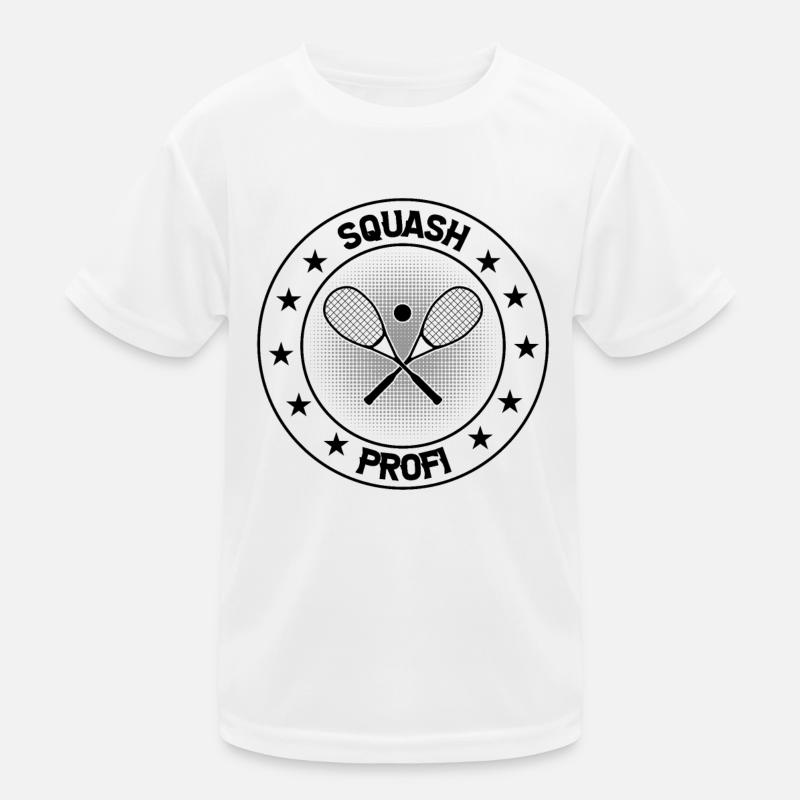 Squash Player Squash Game - Squash Pro Kids Functional T-Shirt
