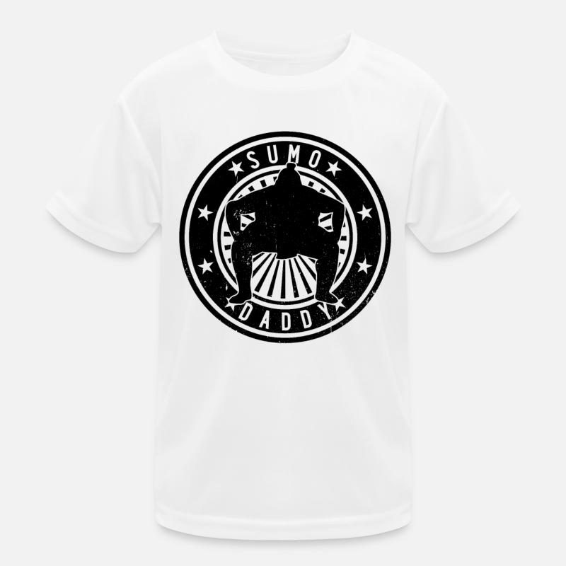 Sumo Daddy Sumo Wrestler Kids Functional T-Shirt