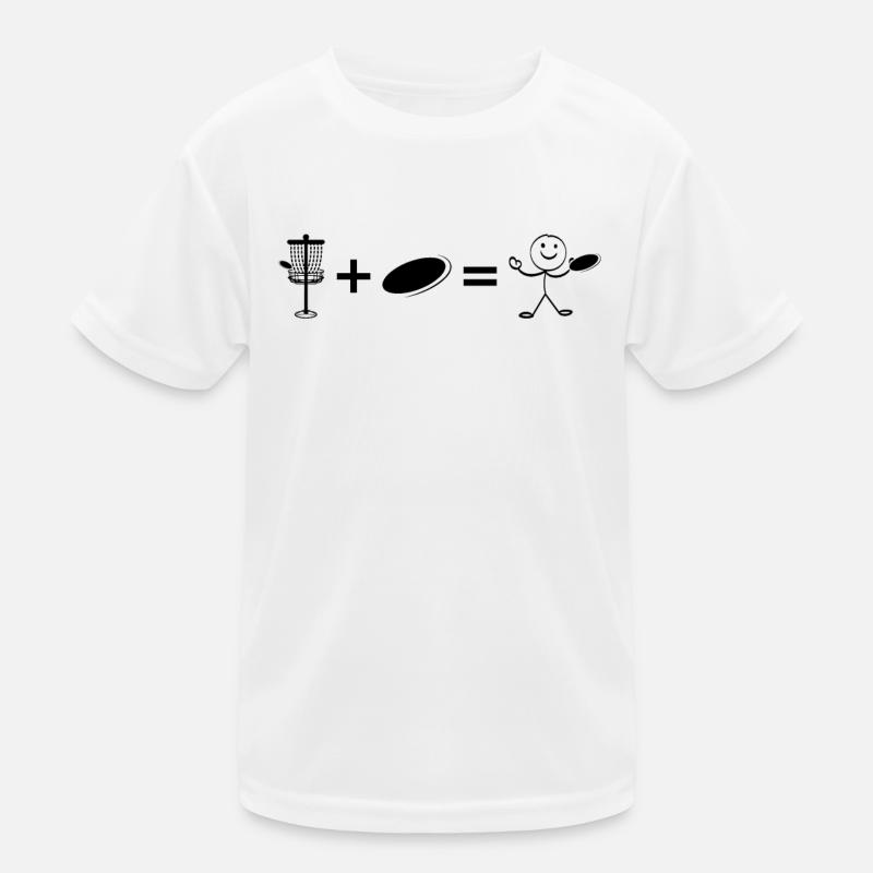 Panier de Disc Golf + Disc Golf = Funny Disc Golf Sti T-shirt sport Enfant