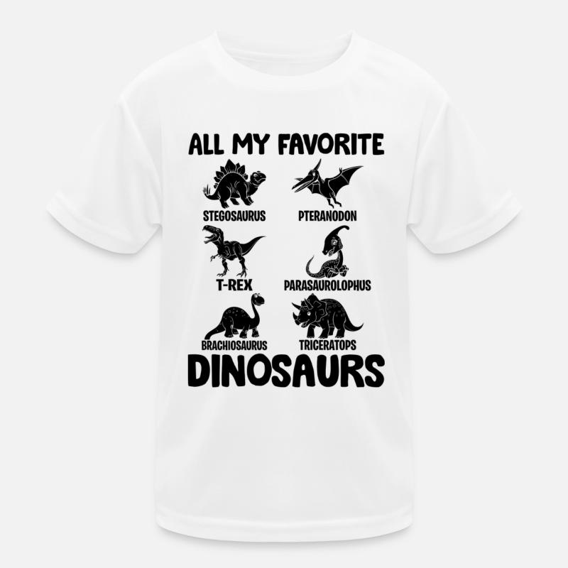 Dinosaur Lover Dino Lover - Tous mes préférés T-shirt sport Enfant