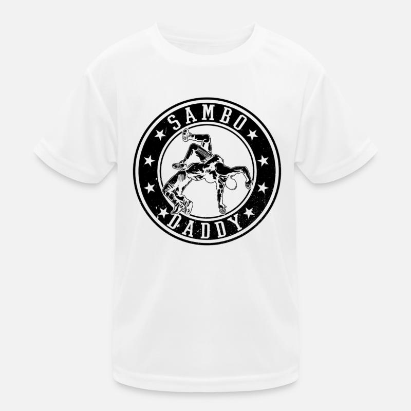 Sambo Daddy Sambo Fighter Daddy T-shirt sport Enfant