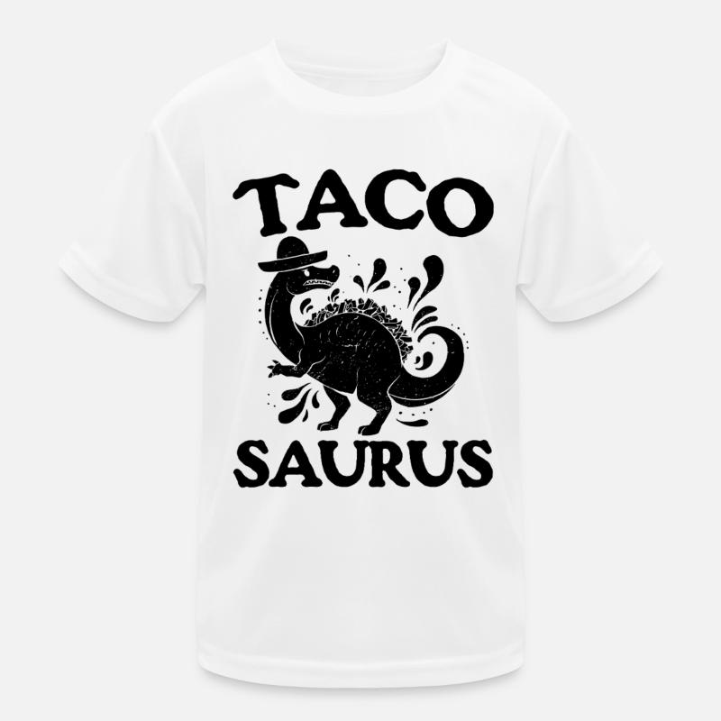 Funny Dinosaur Taco Saurus Taco Dino Kinder Funktions-T-Shirt