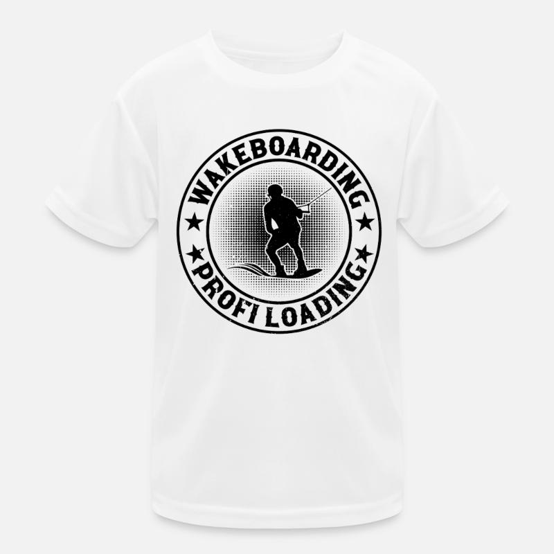Wakesurfing Profi - Wakeboarding profi loading Kinder Funktions-T-Shirt