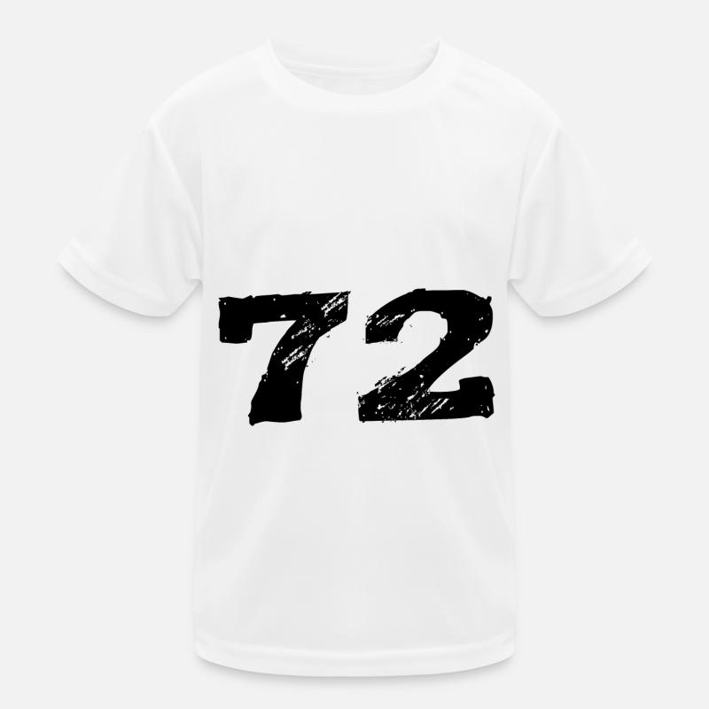 72 Maillot numéro T-shirt sport Enfant