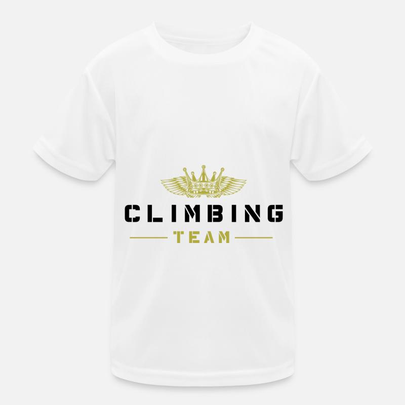 Climbing Team Kinder Funktions-T-Shirt