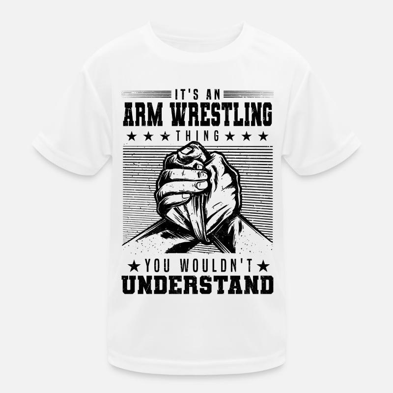 Armdrücker Kinder Funktions-T-Shirt