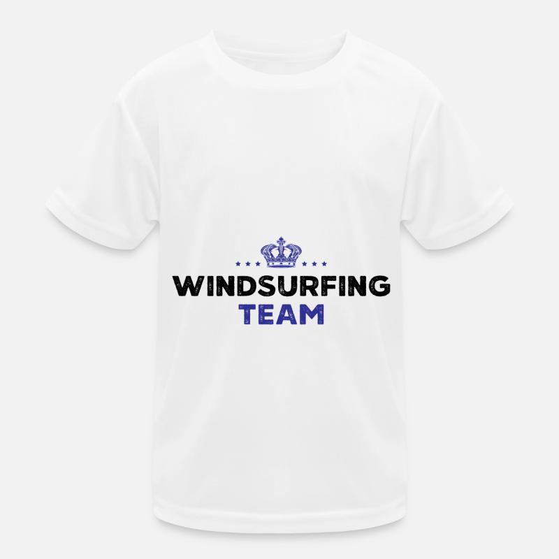 Windsurfing Team Kinder Funktions-T-Shirt