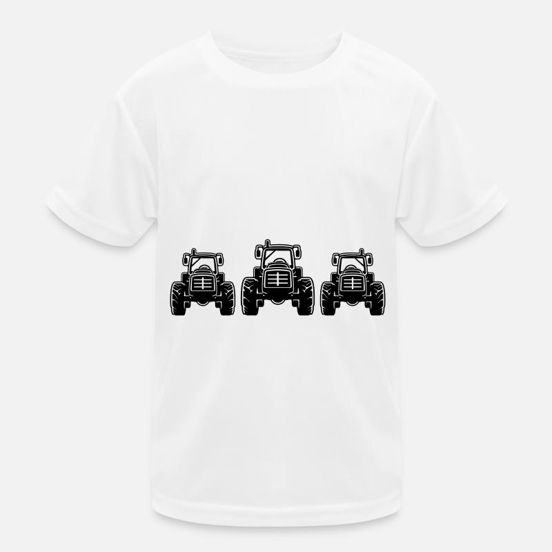 Tractor Farmer Farmer Symbol Kids Functional T-Shirt