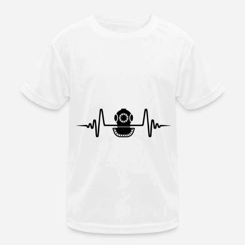 Diving Helmet Diving Pulse Kids Functional T-Shirt