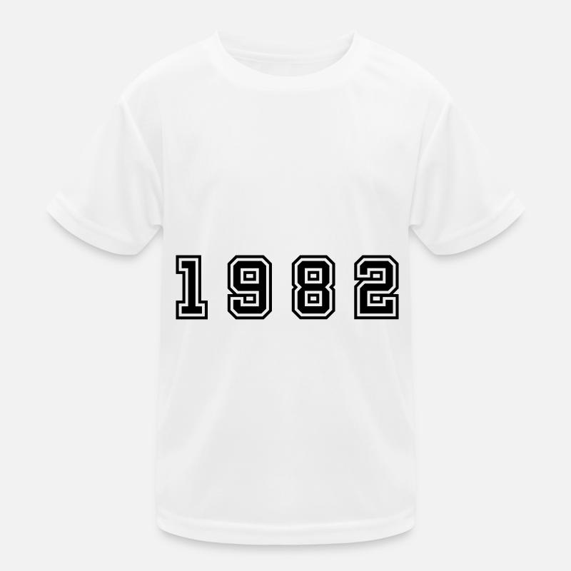 1982 Year Number Kids Functional T-Shirt