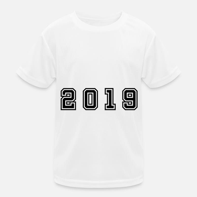 2019 Year Number Kids Functional T-Shirt
