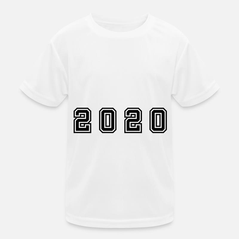2020 Year Number Kids Functional T-Shirt