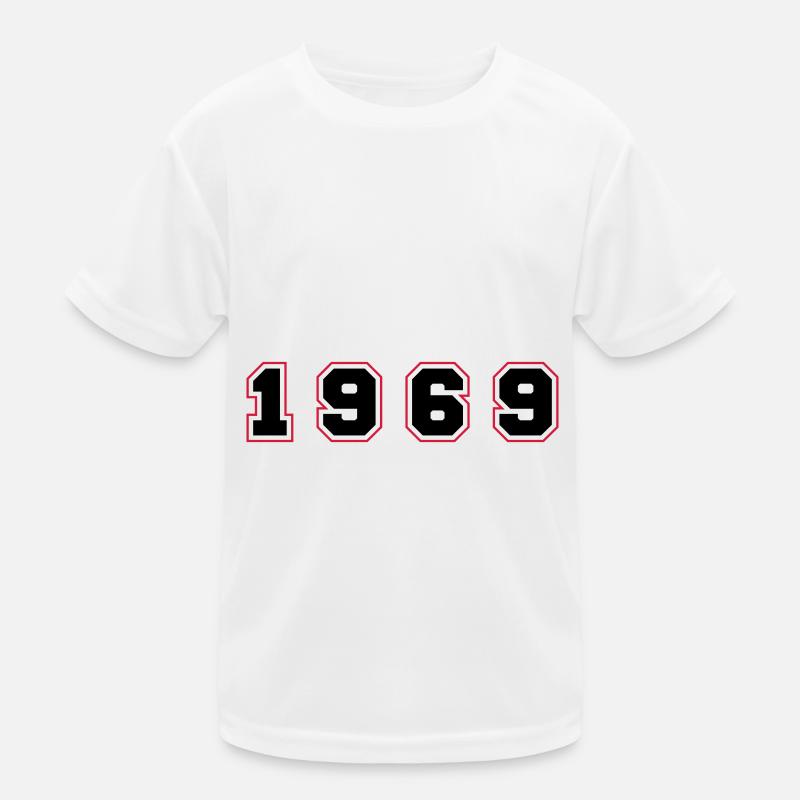 1969 Year Number Kids Functional T-Shirt