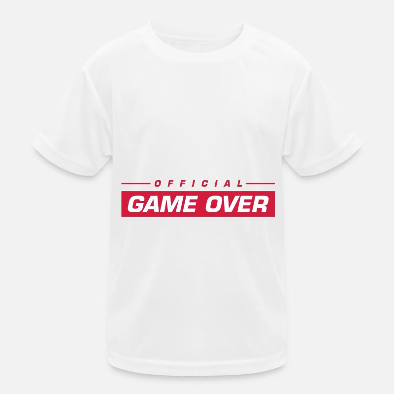 Game Over Spruch Kinder Funktions-T-Shirt