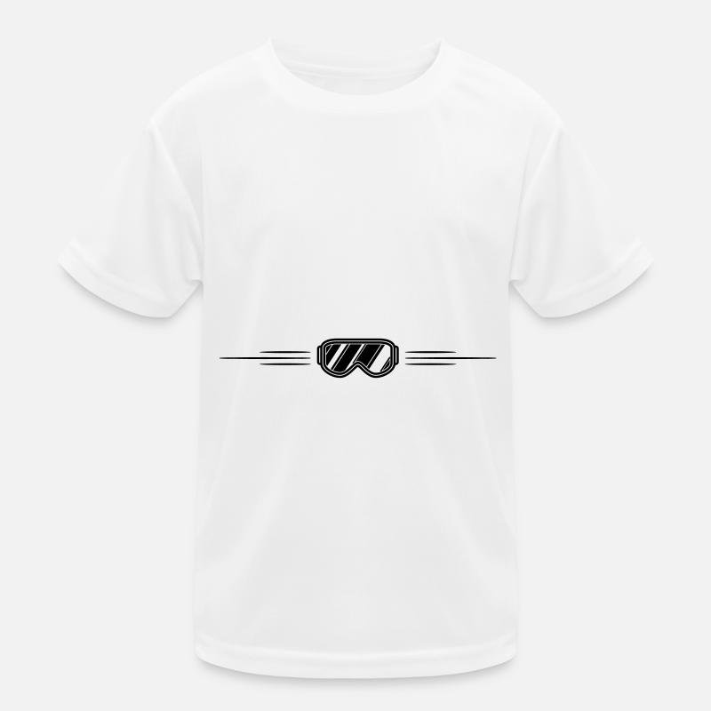 Ligne de lunettes de ski T-shirt sport Enfant