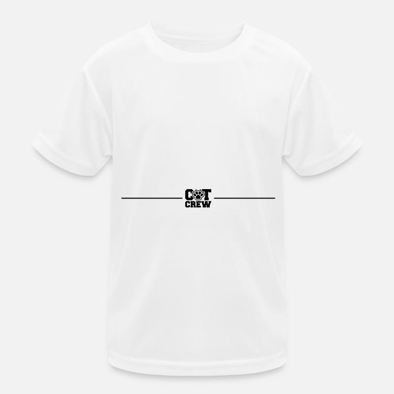 Cat Crew Linie Kinder Funktions-T-Shirt