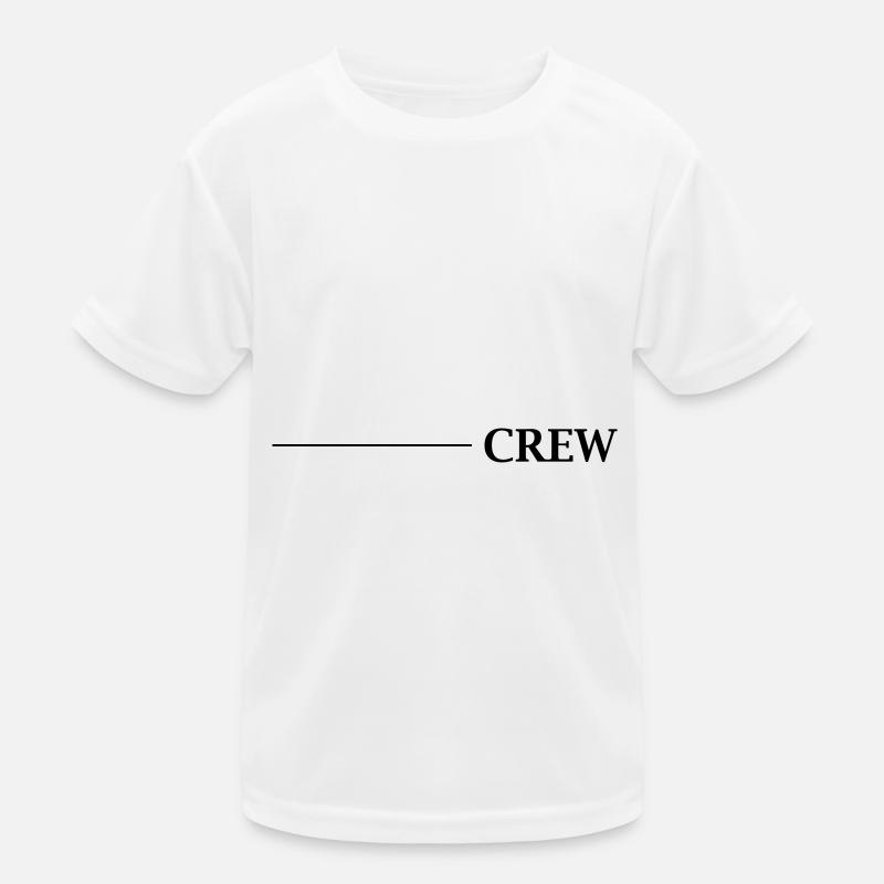 Conception de l’équipage T-shirt sport Enfant