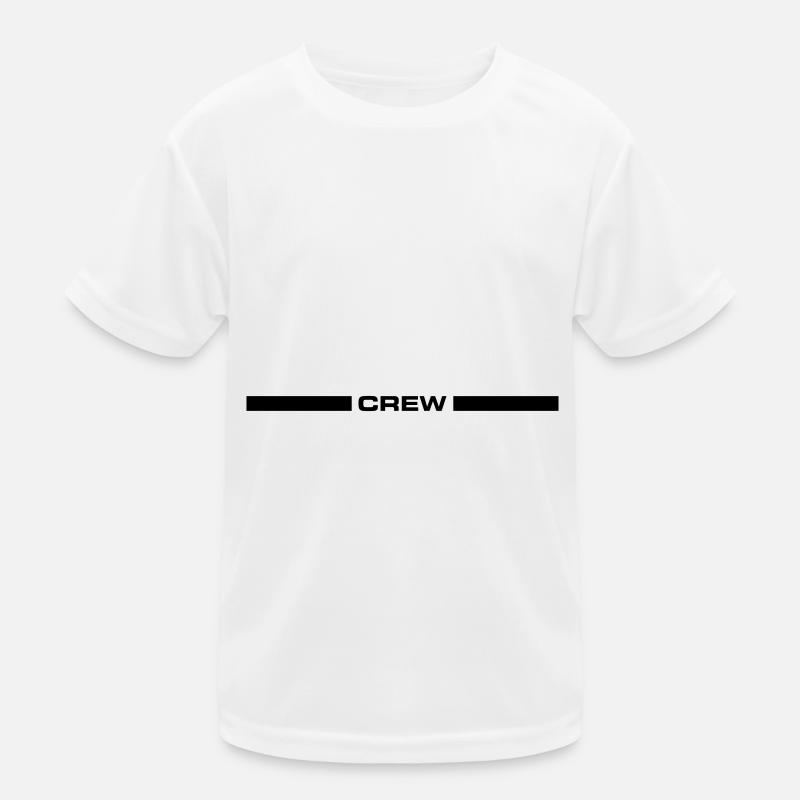 Conception de l’équipage T-shirt sport Enfant