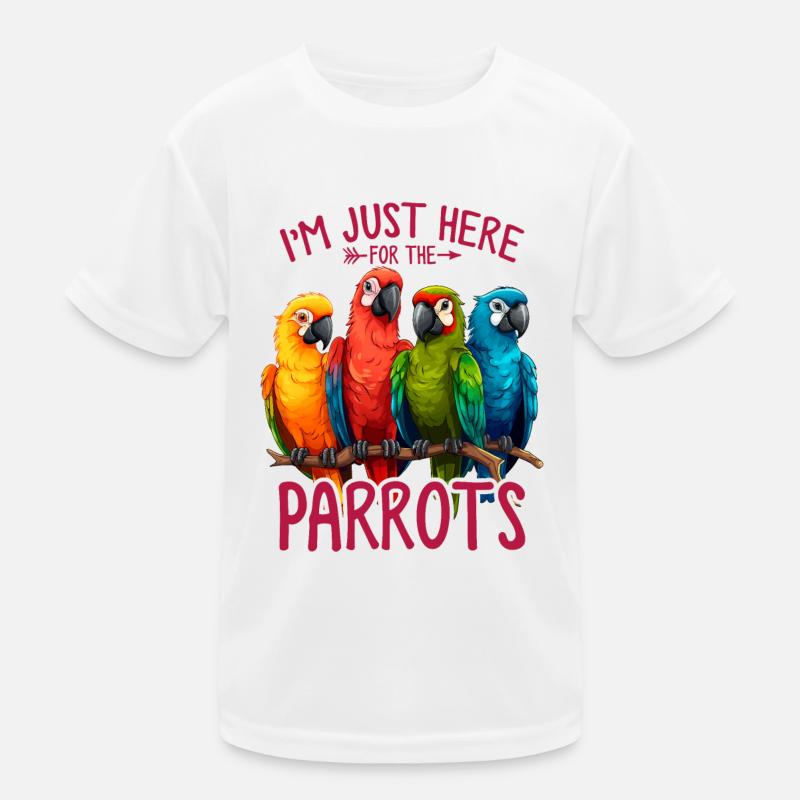 Perroquet Quaker Perroquet Perruches Amateurs Oiseaux T-shirt sport Enfant
