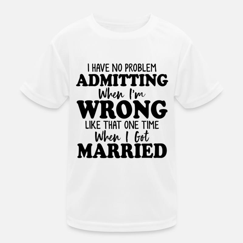 Glückliche Scheidung Ehe Trennung Scheidung Kinder Funktions-T-Shirt