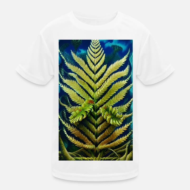 Fern Leaf Kids Functional T-Shirt