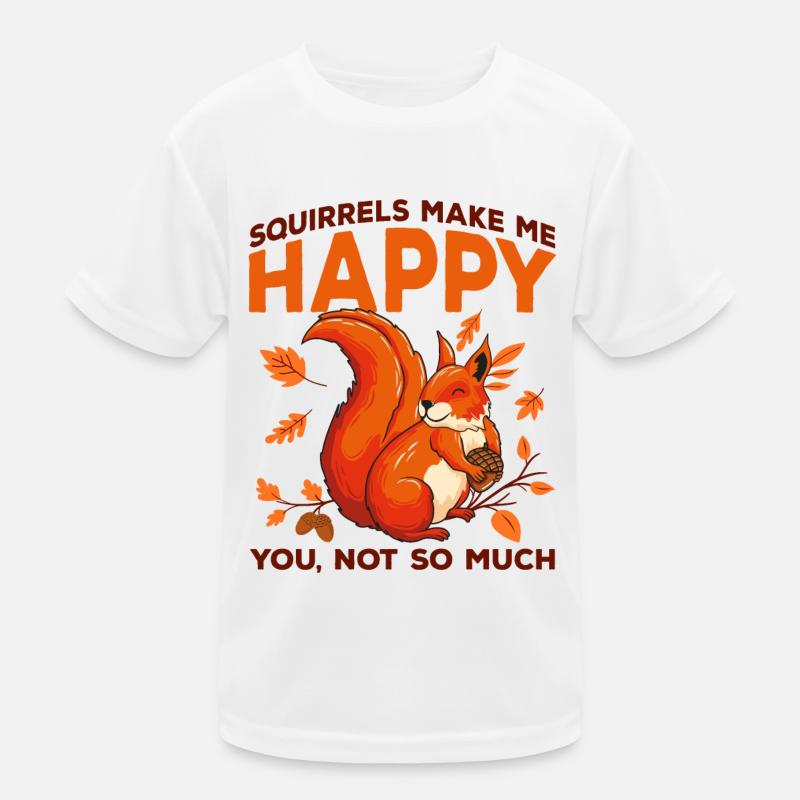 Eichhörnchen Kinder Funktions-T-Shirt