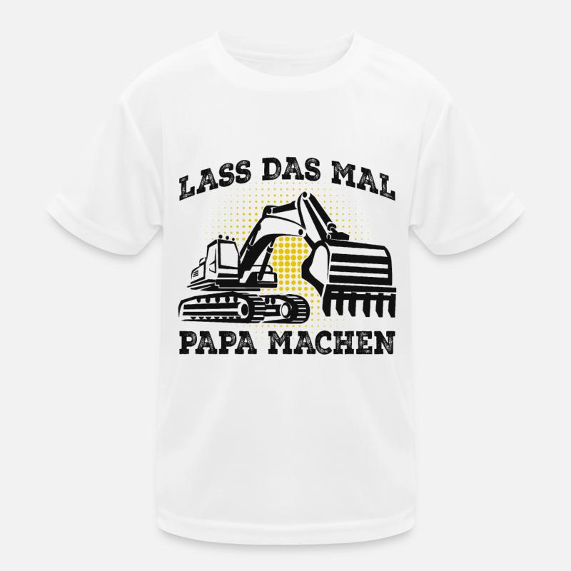 Baggerfahrer Kinder Funktions-T-Shirt